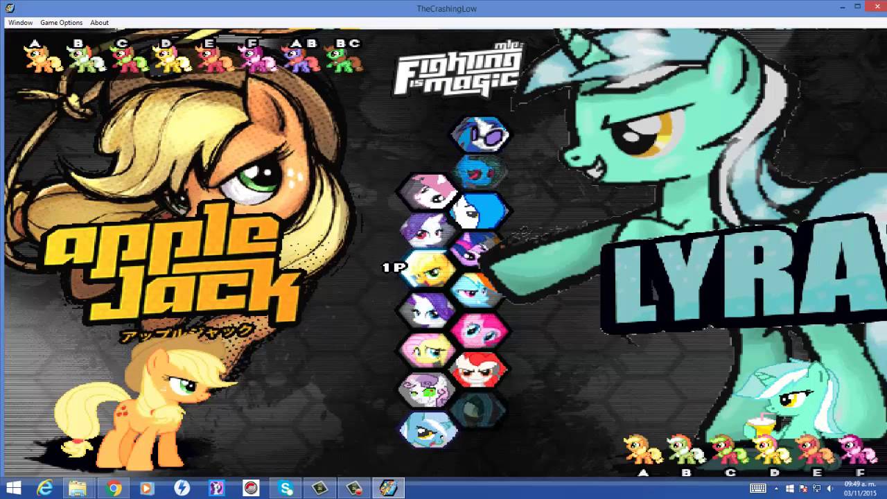 my little pony friendship is magic fighting game